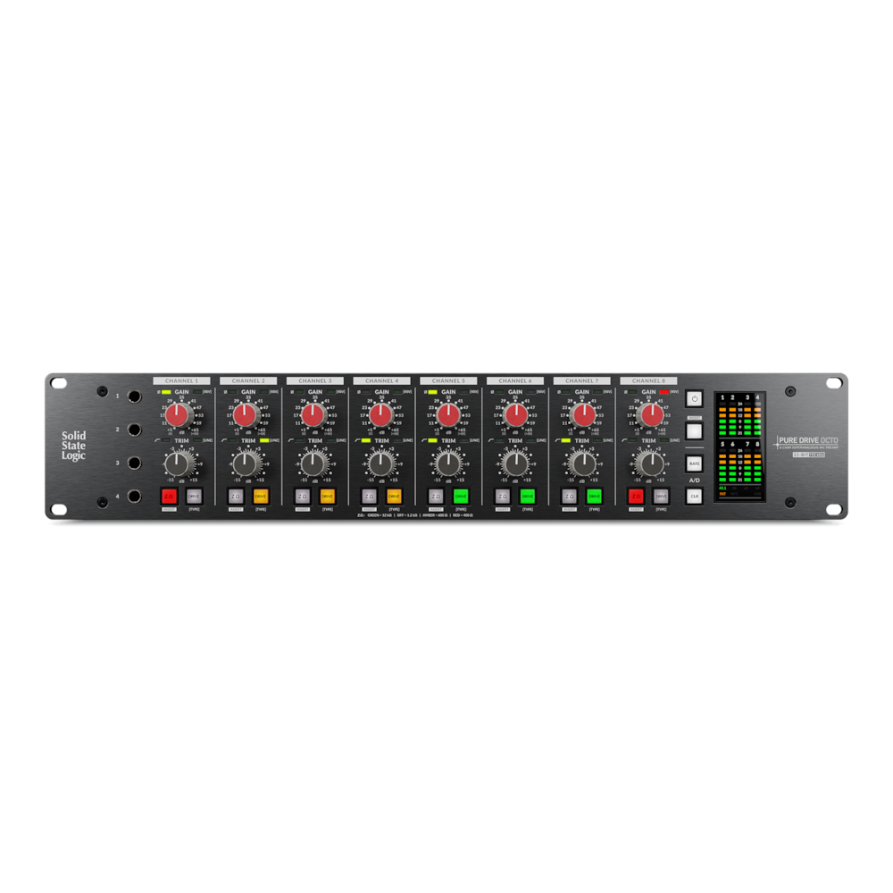 PureDrive Octo 2U SSL Pré-amplificador 8 Canais - 2