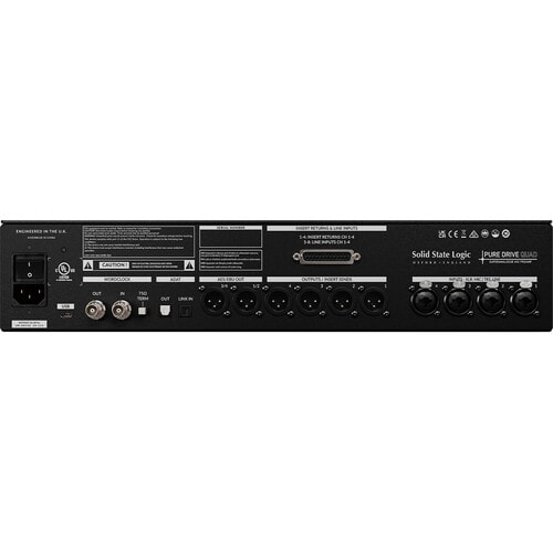 PureDrive Quad 2U SSL Pré-amplificador 4 Canais