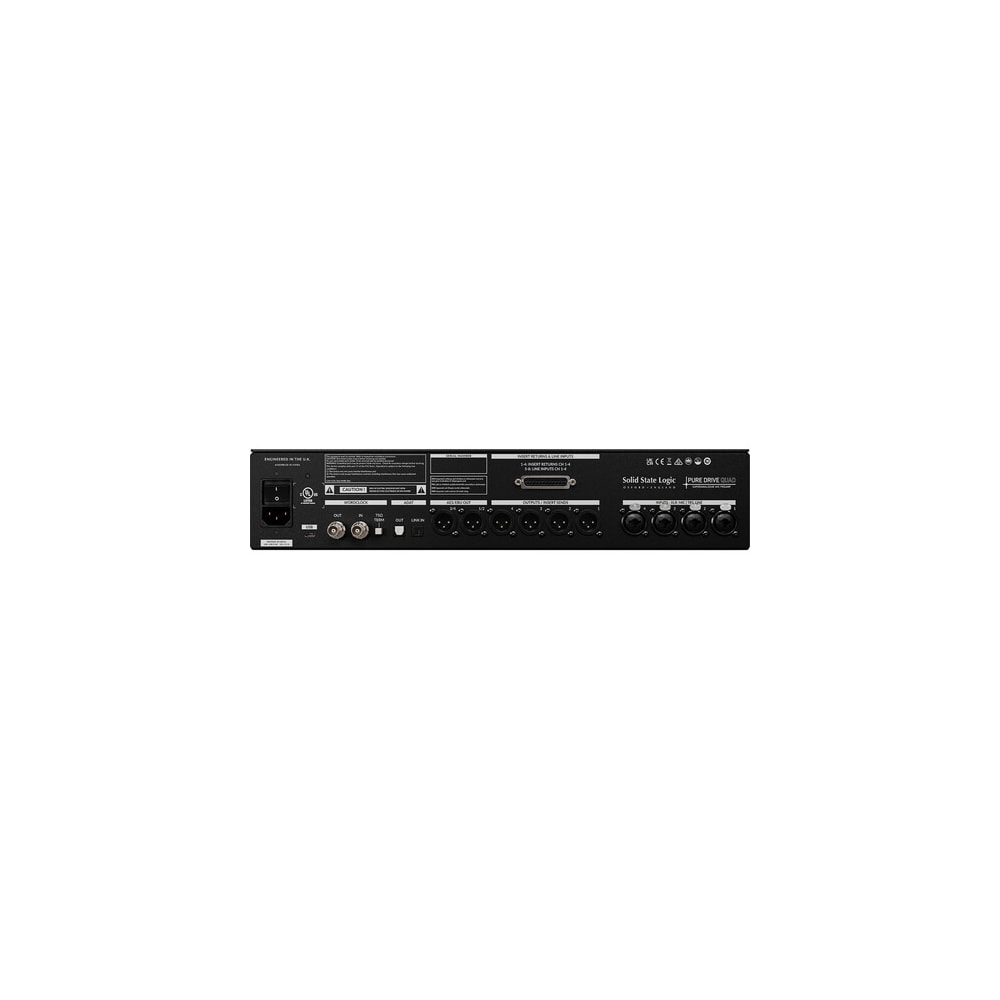 PureDrive Quad 2U SSL Pré-amplificador 4 Canais - 3