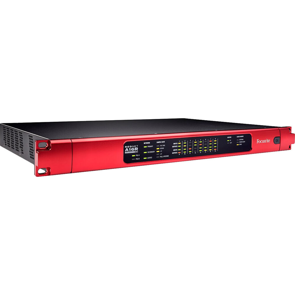 RedNet A16R MkII Focusrite Interface de Áudio Dante 16×16 - 1