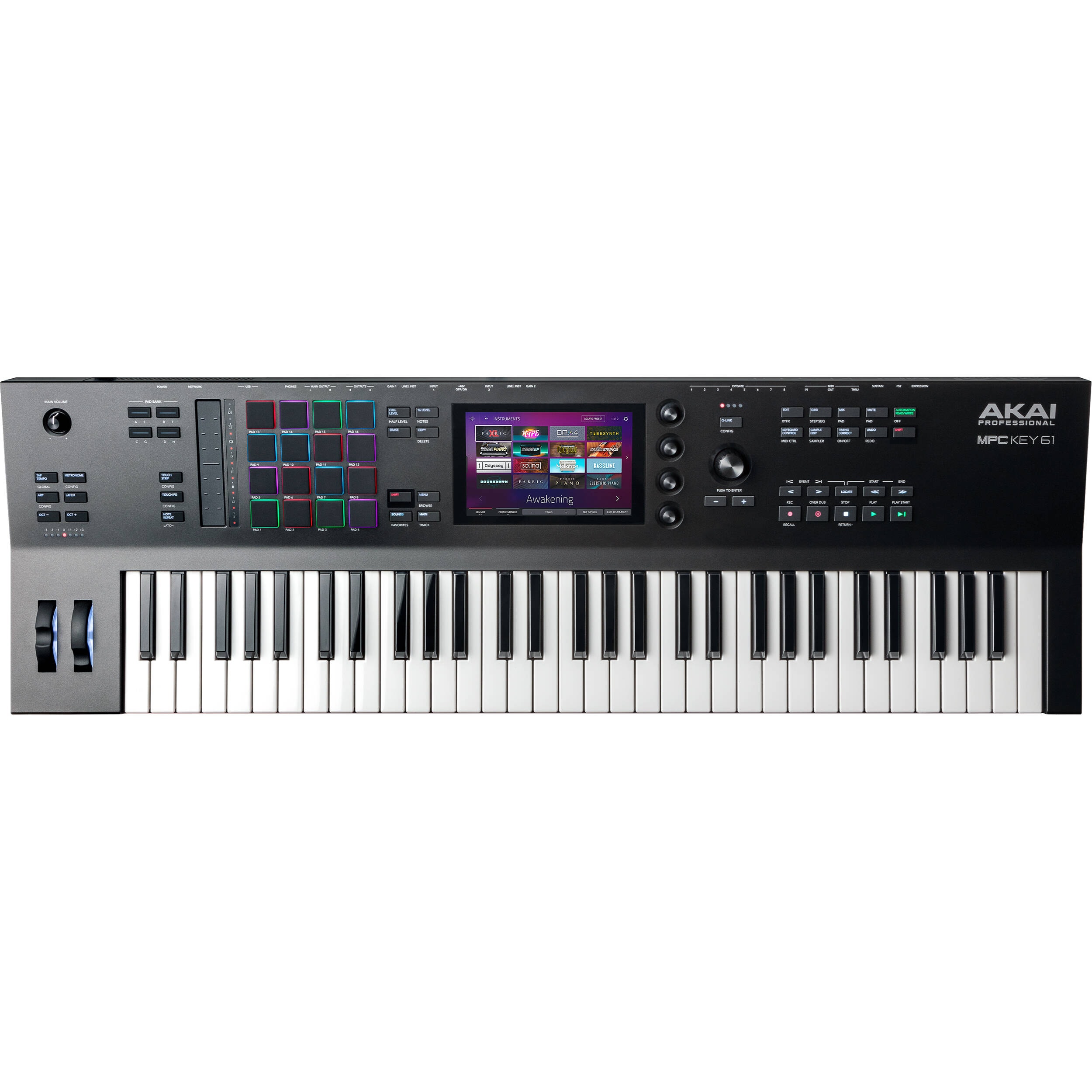 Workstation com sintetizador e sampler Akai Force