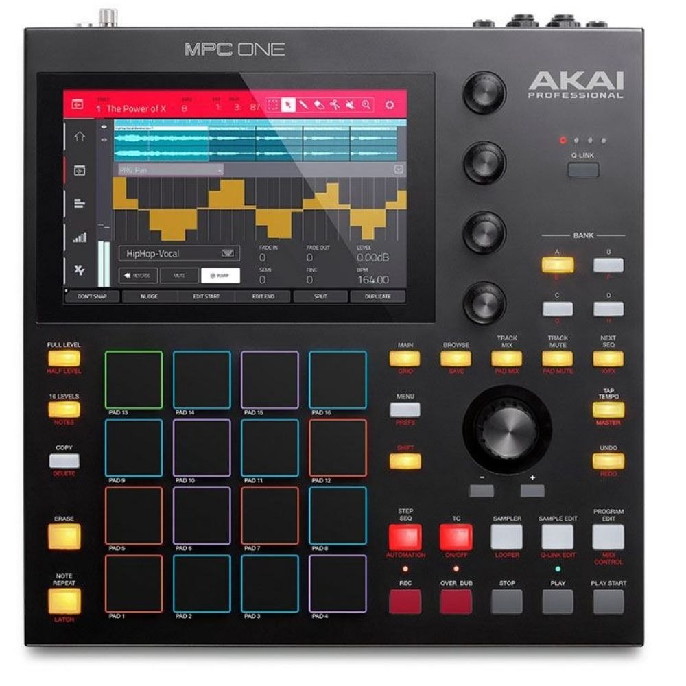 AKAI MPC ONE ブラック Akai MPC One Profissional – Tambor, Sampler e Controlador MIDI com