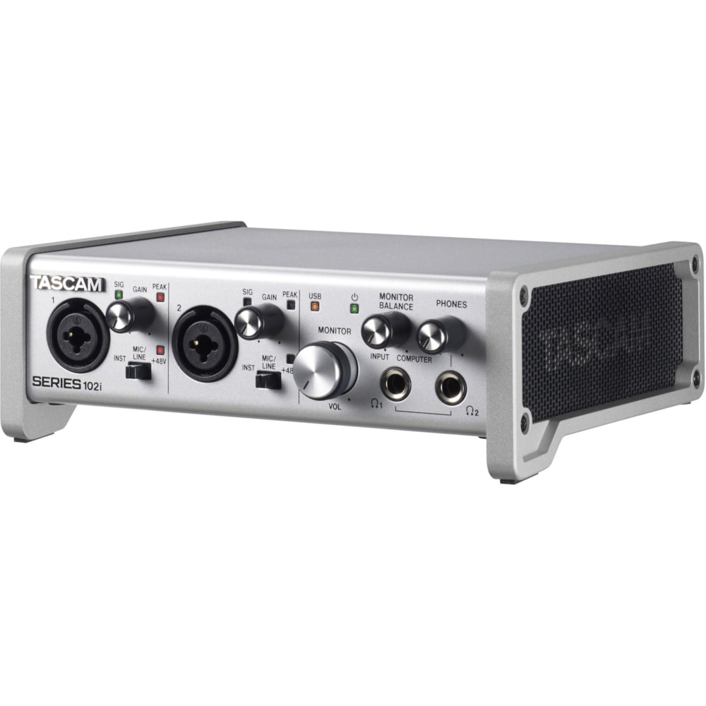 SERIES 102i TASCAM Interface de Áudio USB com ADAT e MIDI