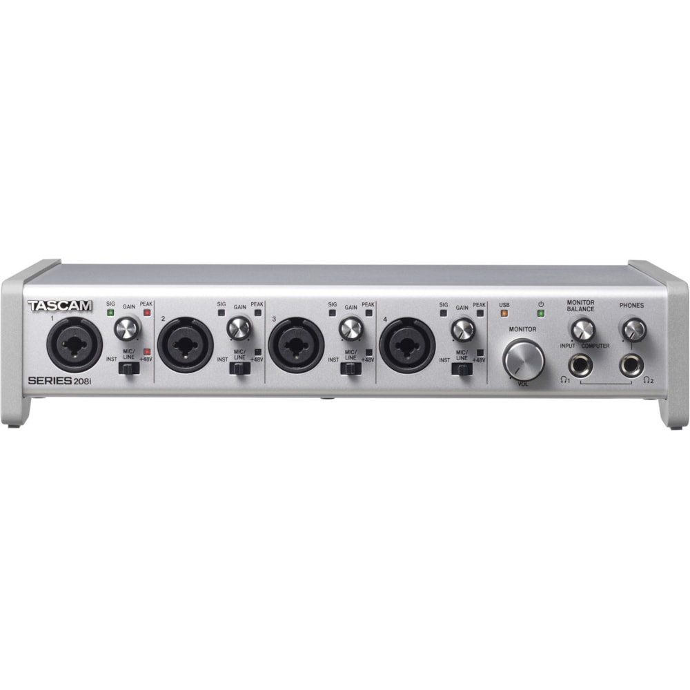 SERIES 208i TASCAM Interface de Áudio USB com ADAT e MIDI - 1