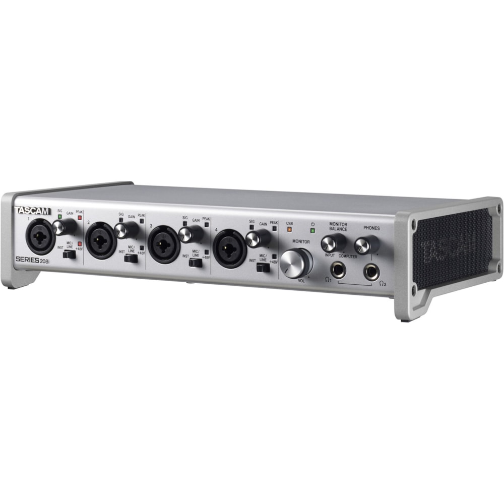 SERIES 208i TASCAM Interface de Áudio USB com ADAT e MIDI