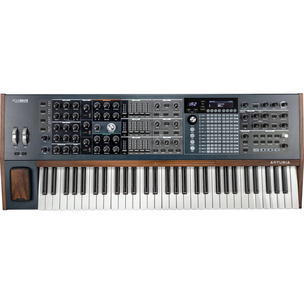 Sintetizador analógico polifônico MIDI 61 teclas Arturia Polybrute