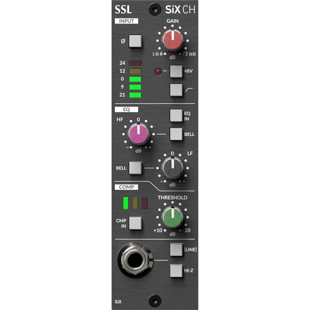 SiX CH Solid State Logic Channel strip 500 Series