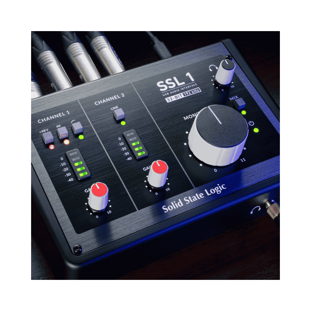 SSL 1 Interface de áudio USB-C 2x2 entradas - 4