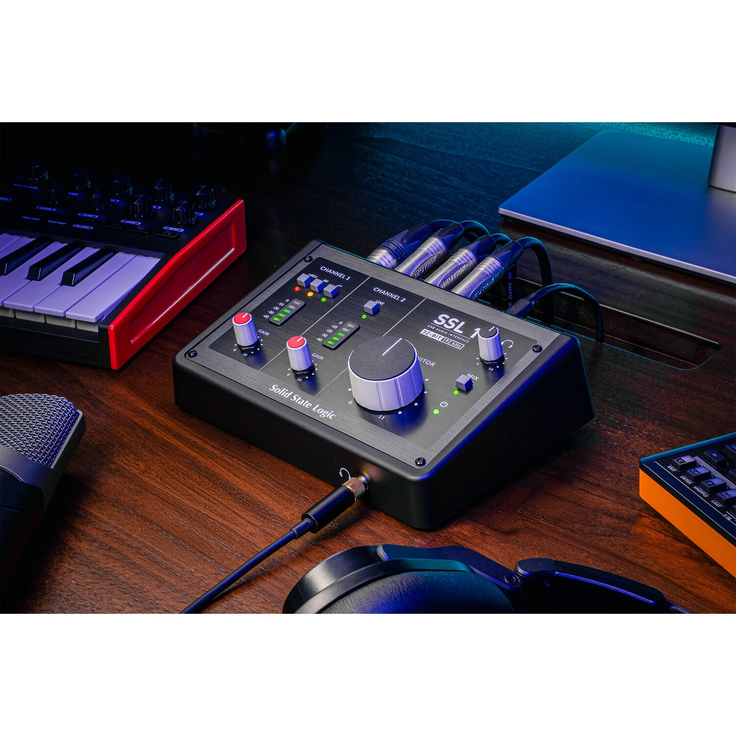 SSL 1 Interface de áudio USB-C 2x2 entradas