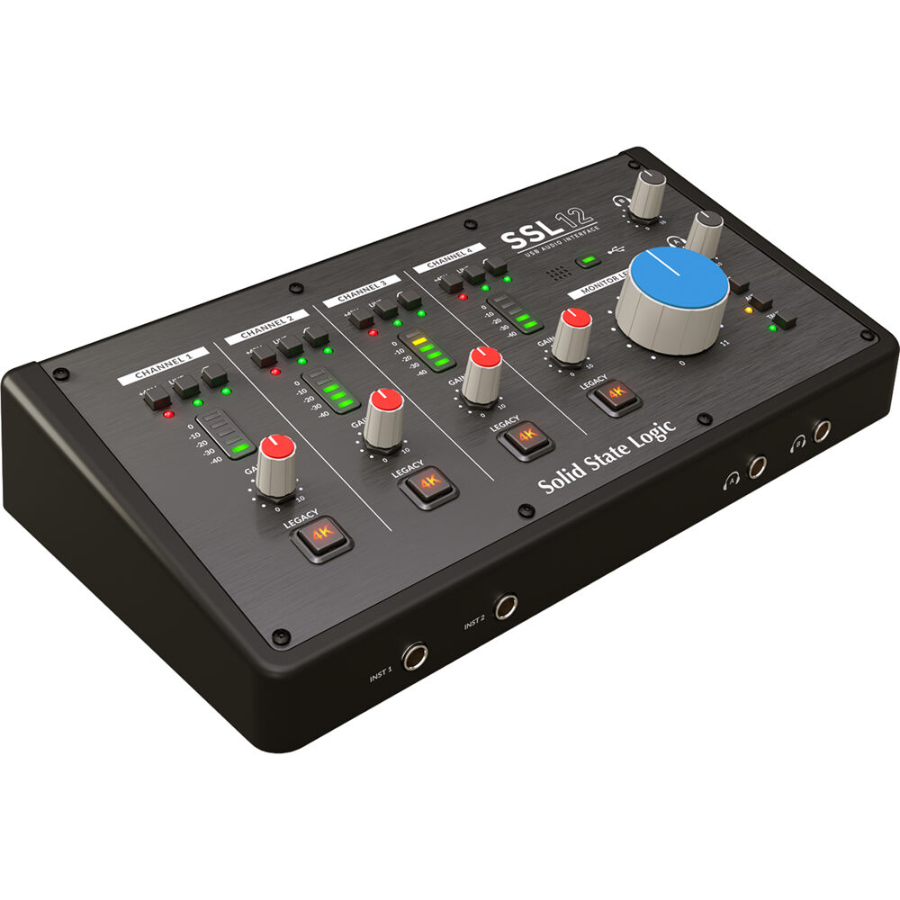 SSL12 USBオーディオインターフェイス SSL 12 Interface de áudio USB com entrada ADAT e MIDI