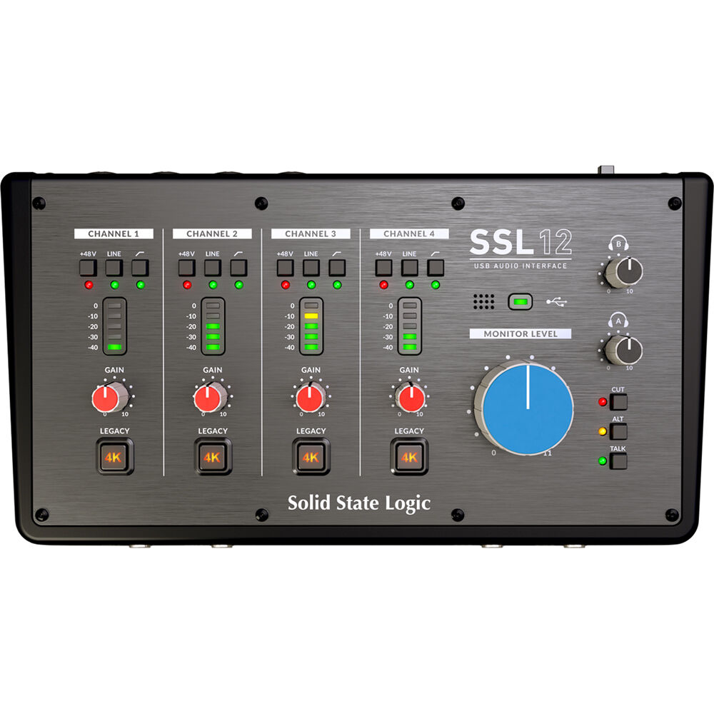 SSL12 USBオーディオインターフェイス SSL 12 Interface de áudio USB com entrada ADAT e MIDI