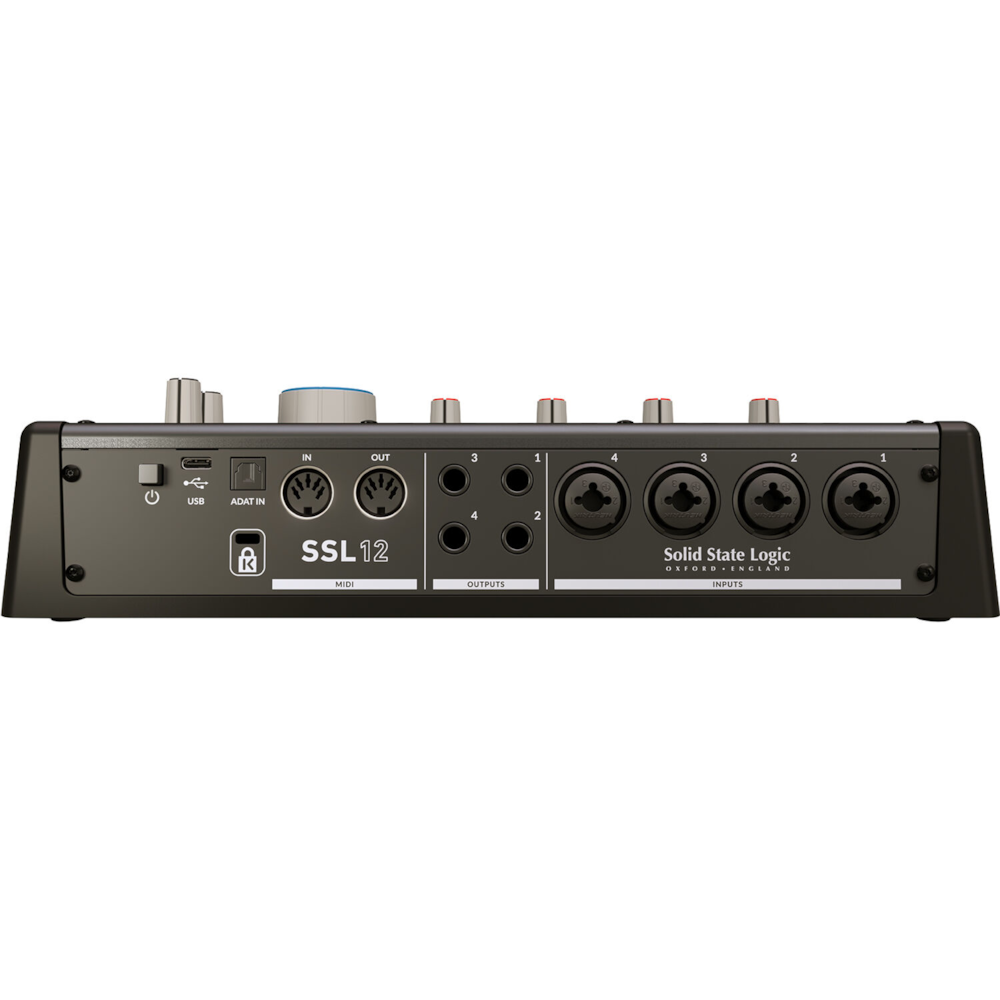 SSL 12 Solid State Logic Interface de Áudio USB com ADAT e MIDI - 4
