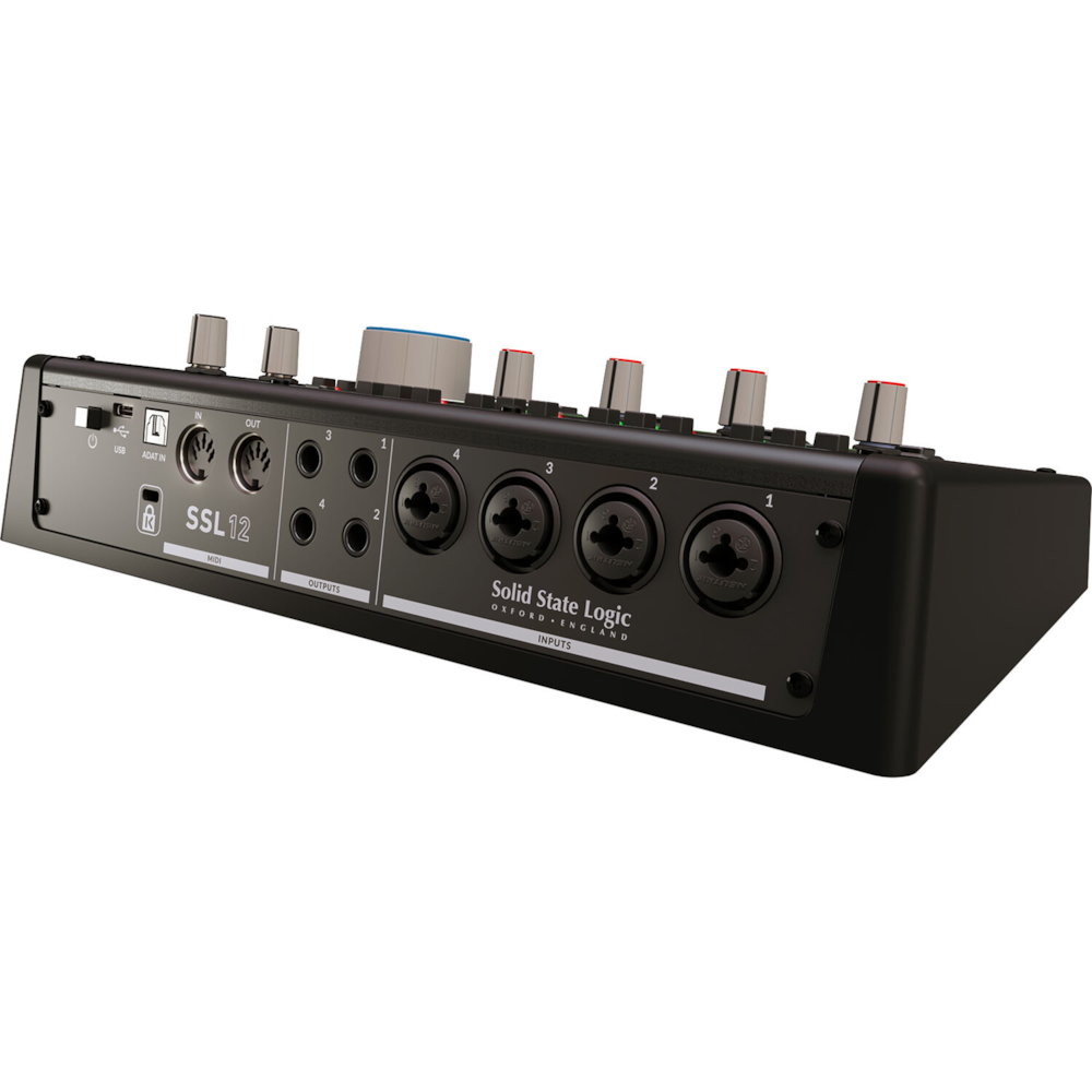 SSL 12 Solid State Logic Interface de Áudio USB com ADAT e MIDI - 5