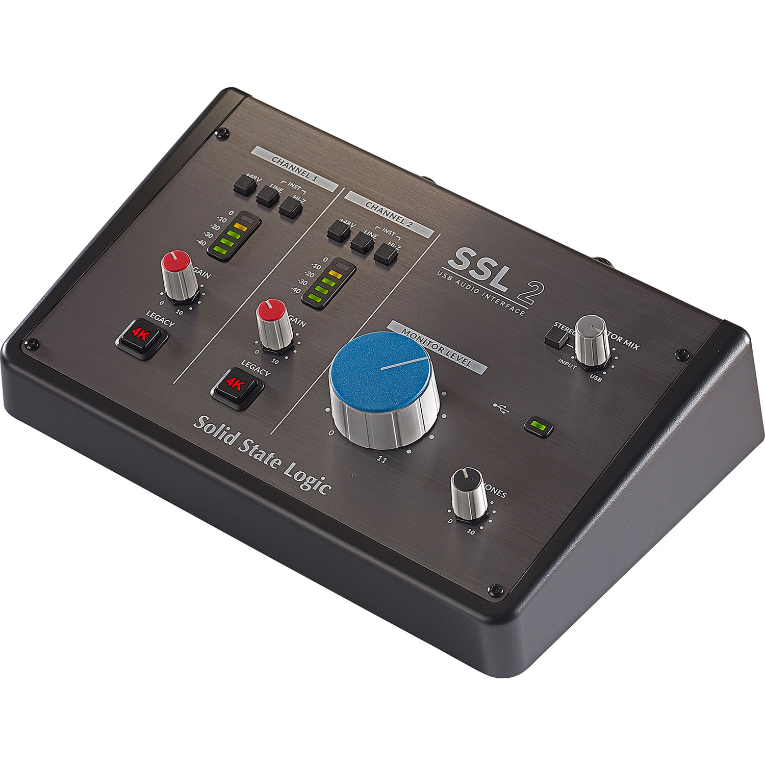 SSL 2 Interface de áudio USB com 2 entradas e 2 saídas SSL 2 Interface de áudio USB com 2 entradas e 2 saídas