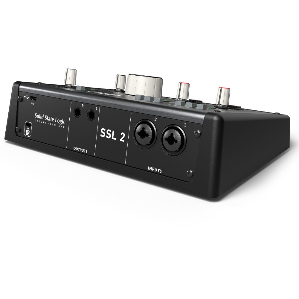 SSL 2 MKII Interface de áudio USB-C com 2 entradas e 2 saídas