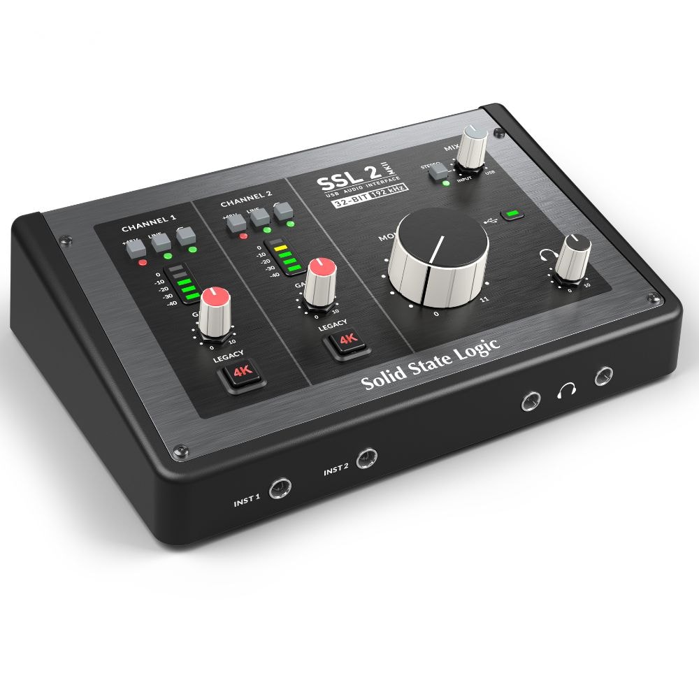 SSL 2 MKII Interface de áudio USB com 2 entradas e 2 saídas - 1