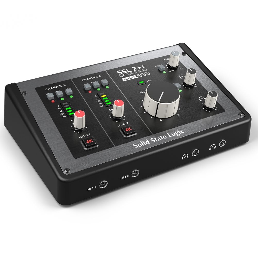 SSL 2+ MKII Solid State Logic Interface de Áudio USB 2×4 - 5