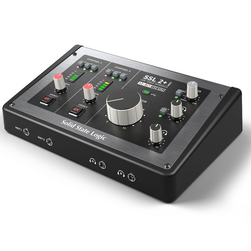 SSL 2+ MKII Solid State Logic Interface de Áudio USB 2x4 - 1