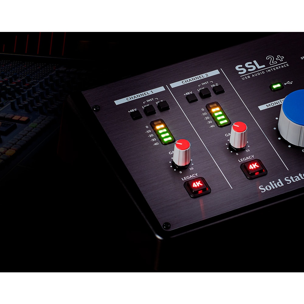 SSL 2+ Plus Interface de áudio USB 2x4 entradas e MIDI - 4