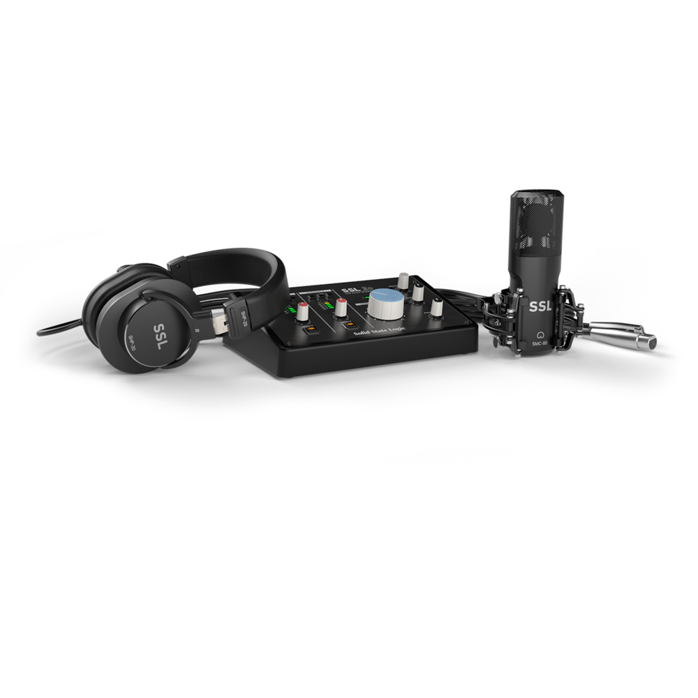 SSL 2+ Recording Pack Kit de gravação