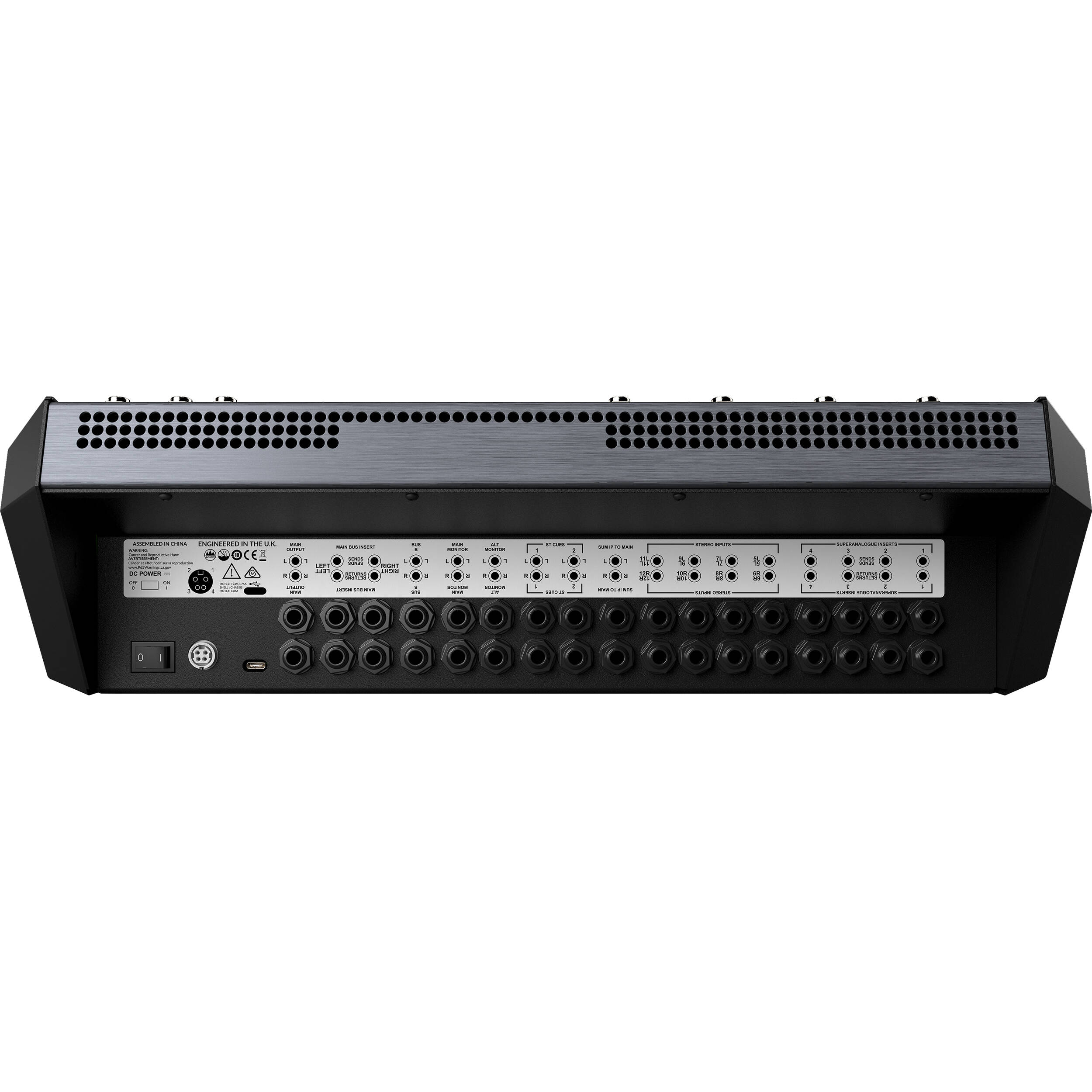 SSL BiG SiX Mixer analógico e interface de áudio com 16 canais USB