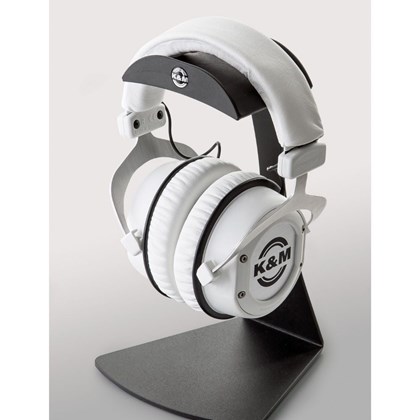 Suporte de mesa compacto para fones de ouvido K&M 16075 Headphone Table Stand Black - 2