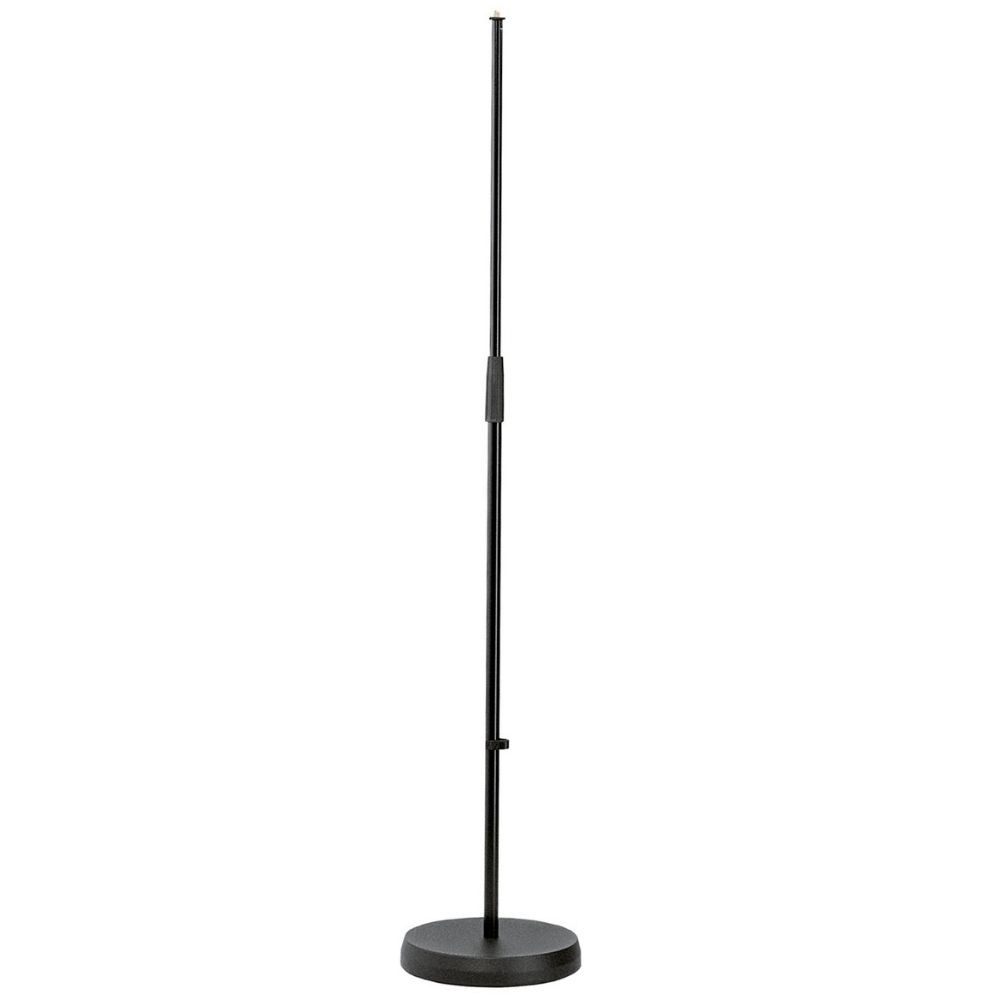 Suporte vertical com base redonda para microfones K&M 26000 Black 5/8pol