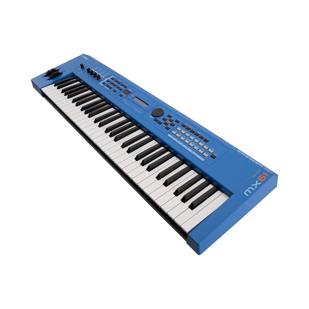 Teclado Sintetizador Yamaha MX61 V2 Azul com 61 Teclas - 1