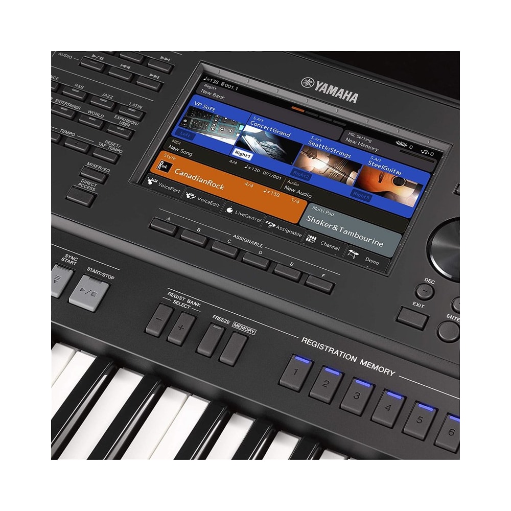 Teclado Workstation Arranjador Yamaha PSR-SX700 com 61 Teclas - 7