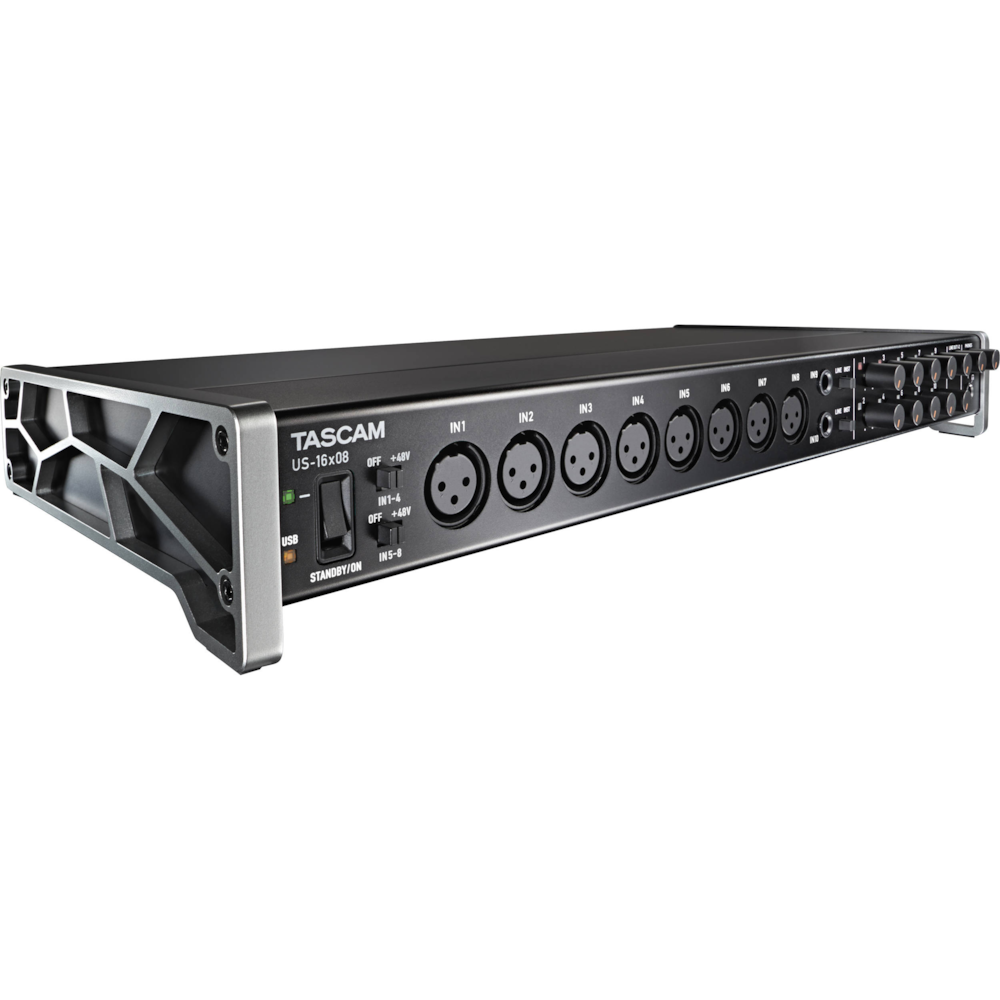 US 16x08 TASCAM Interface de Áudio USB 16×8 com MIDI