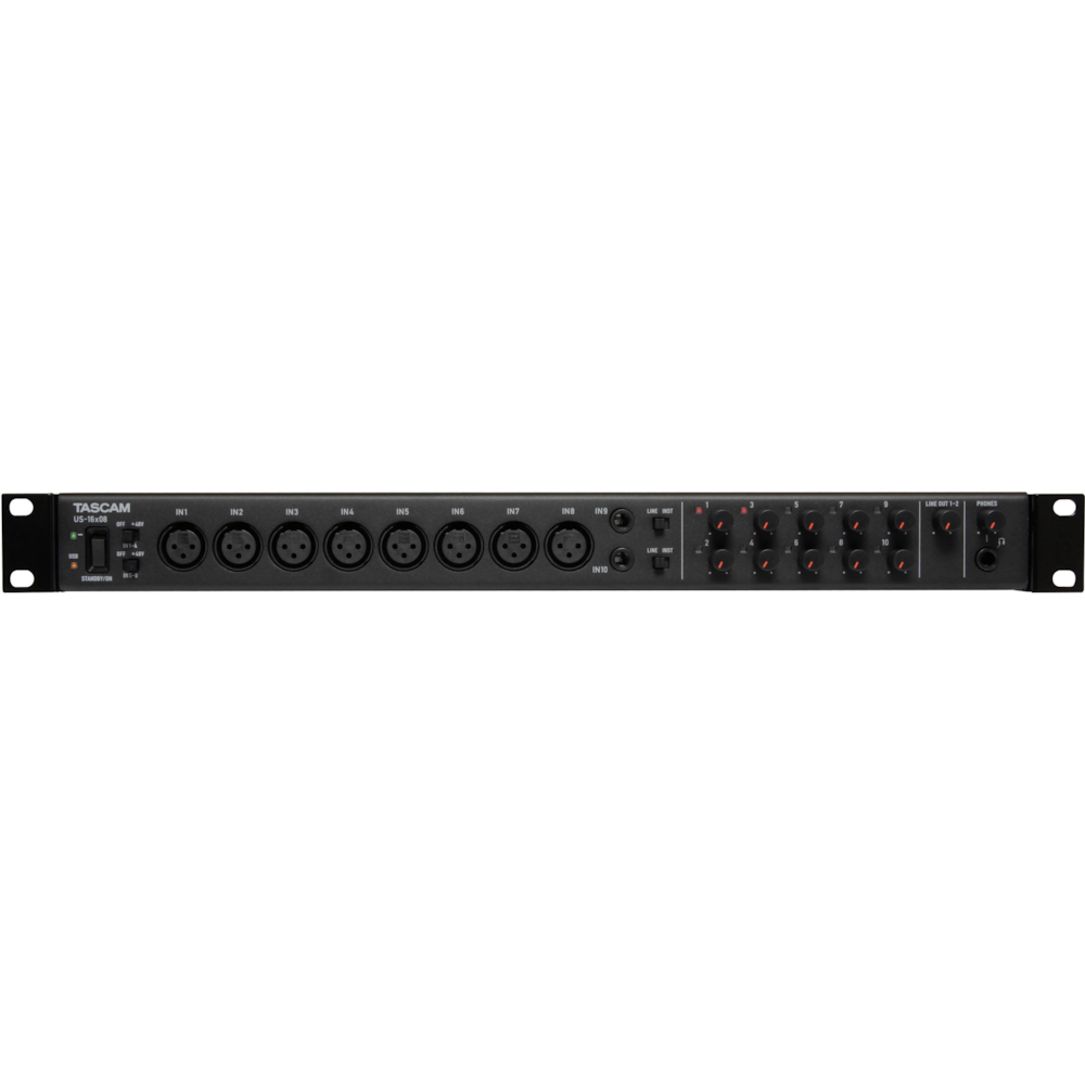 US-16x08 TASCAM Interface de Áudio USB com 16 Entradas e 8 Saídas - 4